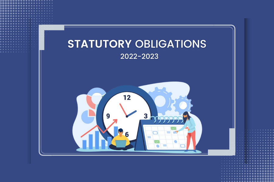 Statutory and Tax Compliance Calendar for the Financial Year 2022-2023