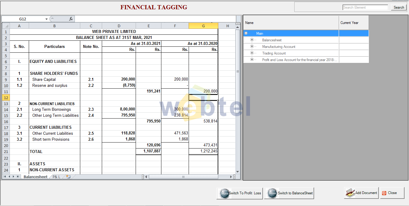 Fill details of assessee in the computation
