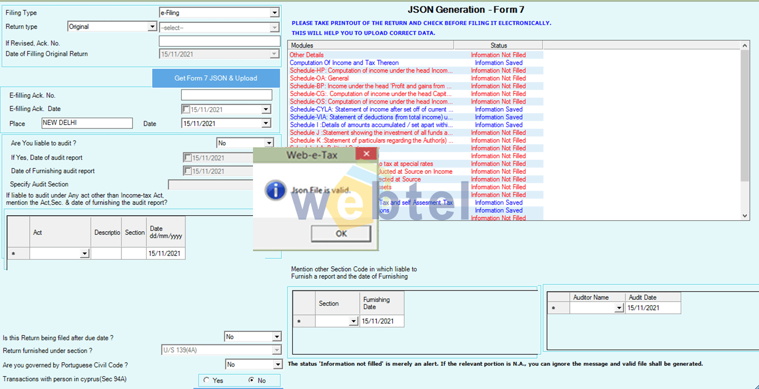 Save the JSON file
