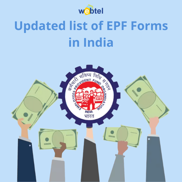 Updated list of EPF Forms in India