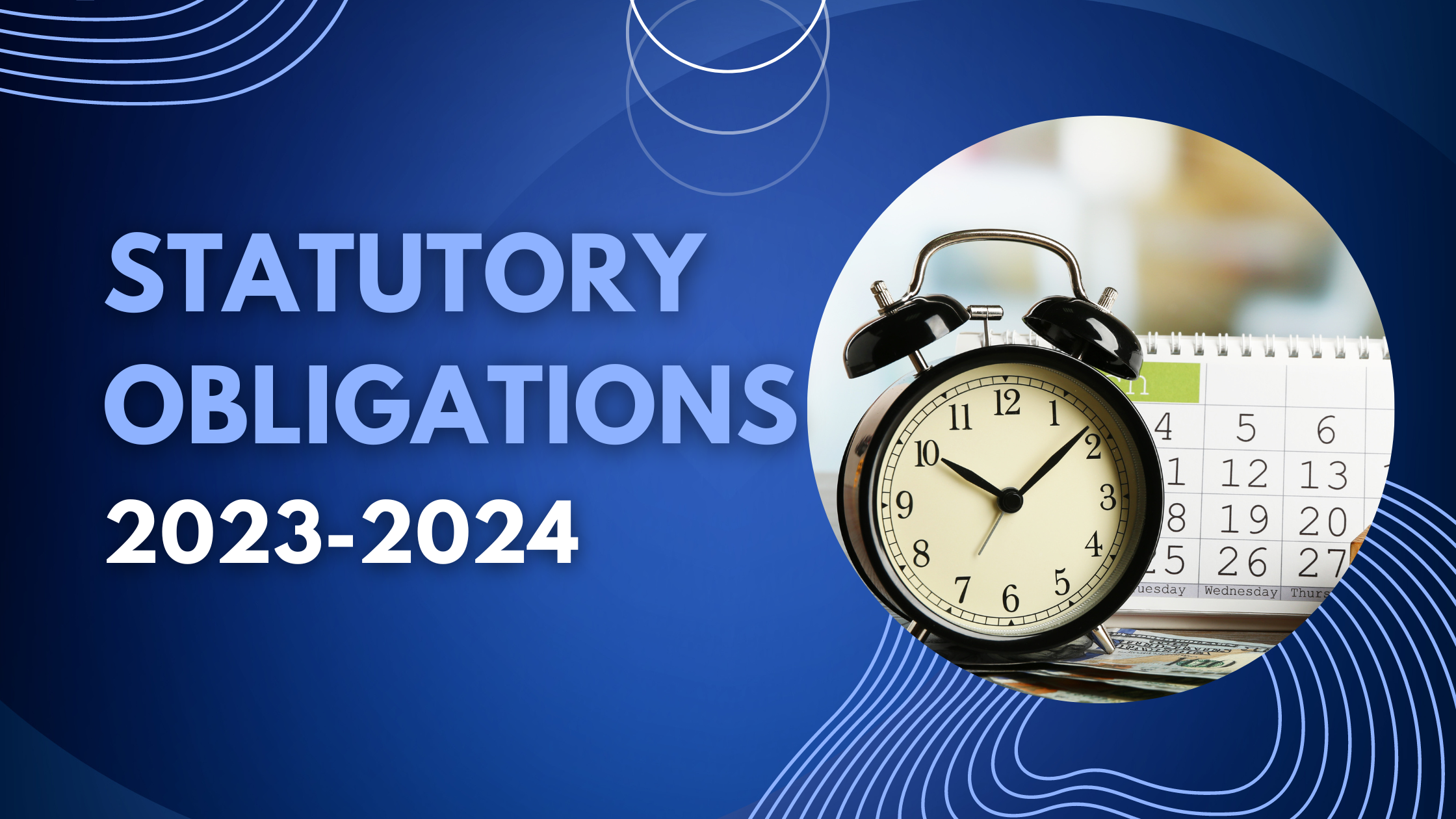 Statutory and Tax Compliance Calendar for the Financial Year 2023-2024